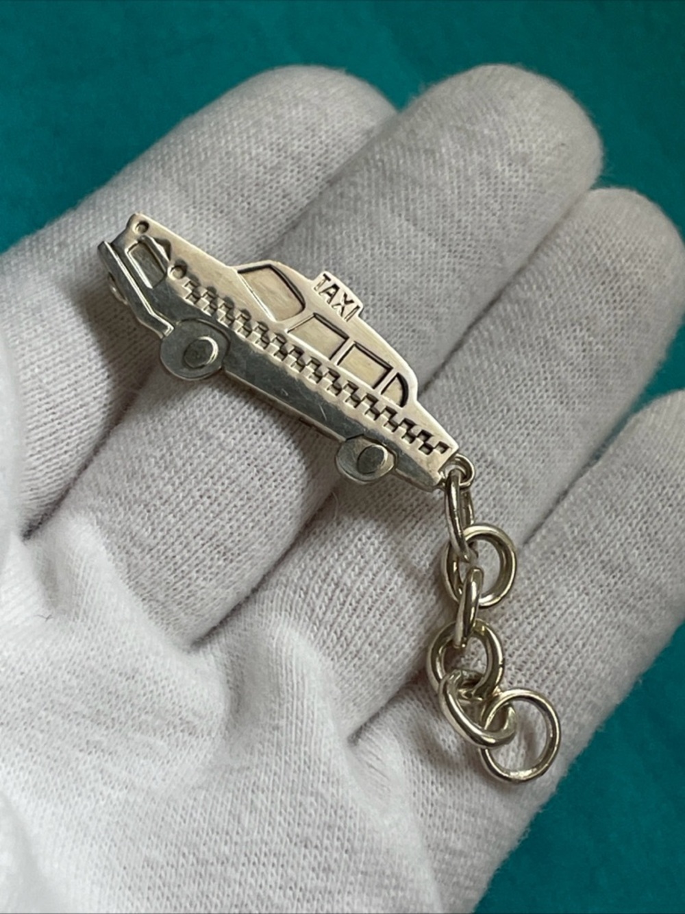 Tiffany & Co. Silver Taxi Car Charm